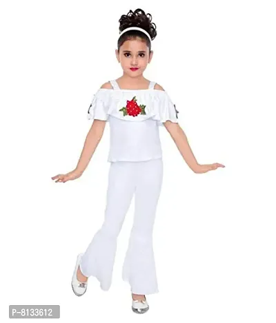 RHR Girls Fancy White Dress-thumb0