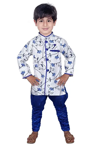 HRR Kurta Churidar Pajama Set for Boys