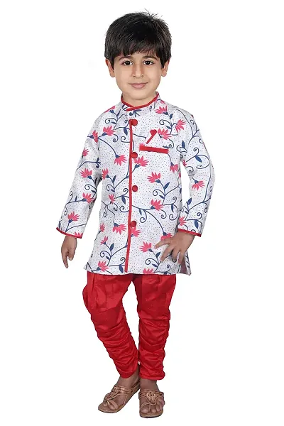 HRR Kurta Churidar Pajama Set for Boys