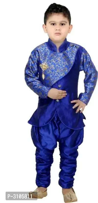 RHR Royal Blue sherwani for boys-thumb0