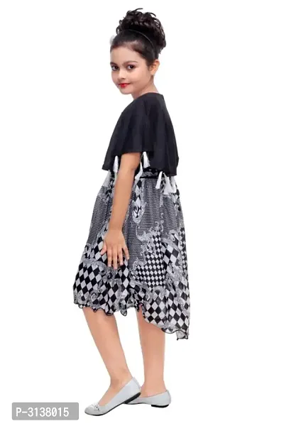 RHR ragini girls black panchoo frock-thumb2