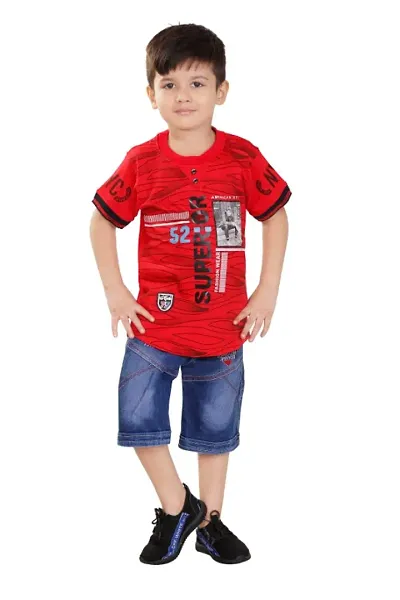 Boys Famcy T shirt With Bottom