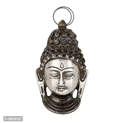 NIM Metal Antique Finish Buddha face in 4 Size for Wall Hanging an Ideal Gift showpiece for Home Decor-thumb0