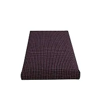 A Cube Luxury Solutions Cotton Checked Mattress Cover 4x6 Ft. (Maroon)-thumb1