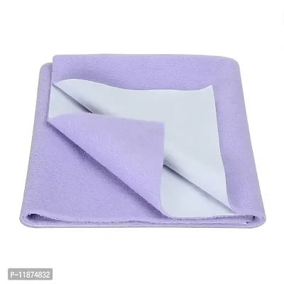 A CUBE LUXURY SOLUTIONS Waterproof Baby Bed Protector Dry Sheet for Newborn Babies Baby Water Resistant Small Size Dry Sheet (50X70CM) (Purple)