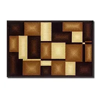 A Cube Luxury Solutions Loop Pile Knitted Polyester Door Mat (Brown, 40x60 cm)-thumb3