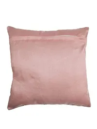 A Cube Luxury Solution Velvet Soft Solid Decorative Pillow Cushion Covers, Covers Only (16 x 16 Inch, Peach)-thumb1