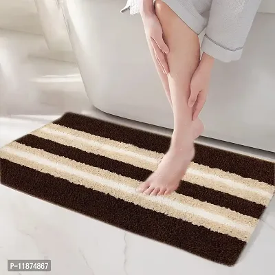 A CUBE LUXURY SOLUTIONS Microfiber bathmat Door Mat with Anti Skid (Multi color40x60 cm)