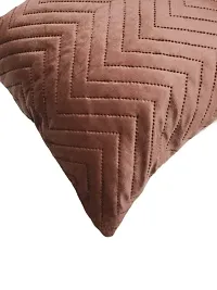 A Cube Luxury Solution Velvet Soft Solid Decorative Pillow Cushion Covers, Covers Only (16 x 16 Inch, Peach)-thumb3