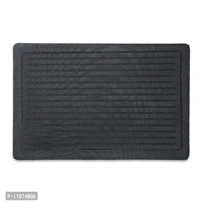 A CUBE LUXURY SOLUTIONS Anti-Skid Glory Door Mat with Lining (40x60 cm) (Grey)-thumb2