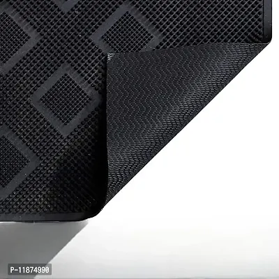 Decorx Rubber Door Mat (Black)-thumb2