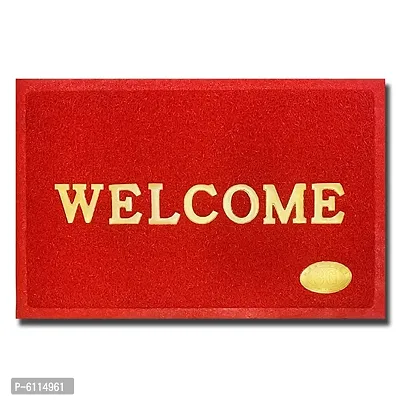 Welcome door mat color Red A Cube Luxury Solutions