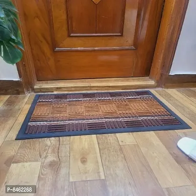 Classy Microfiber Soft Door, Floor, Bath Mat 40 x 60cm(Brown)-thumb0