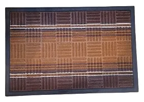 Classy Microfiber Soft Door, Floor, Bath Mat 40 x 60cm(Brown)-thumb1