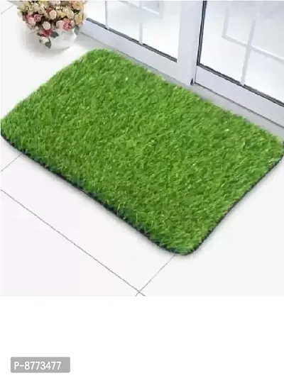 Artificial Grass Pp Polypropylene Pvc Polyvinyl Chloride Door Mat Green Large-thumb0
