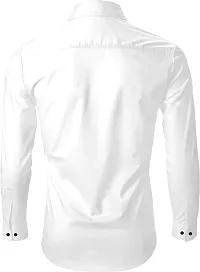 Stylish Cotton Blend Long Sleeves Shirt For Men-thumb2