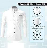 Stylish Cotton Blend Long Sleeves Shirt For Men-thumb1