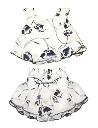 GR Fashion Baby Girls Top  Skirt Dress with Hat-thumb1