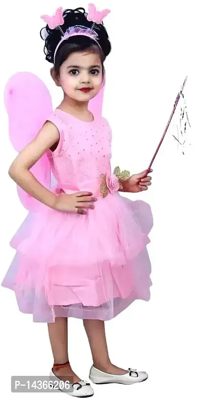 GR Fashion Girls Festive Dress with Wings-thumb2