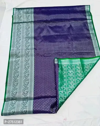 Kanjiveram Silk Banarasi Saree With Blouse Piece