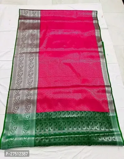 Kanjiveram Silk Banarasi Saree With Blouse Piece