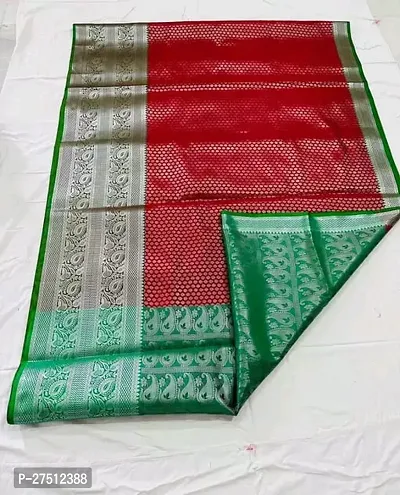 Kanjiveram Silk Banarasi Saree With Blouse Piece