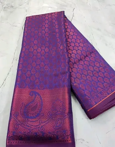 New In Art Silk Saree with Blouse piece 