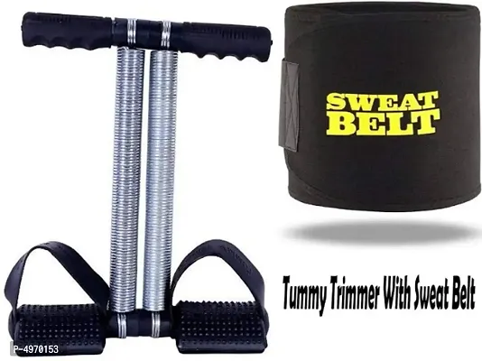 DOUBLE  SPRING TUMMY TRIMMER WITH SWEAT BELT-thumb0
