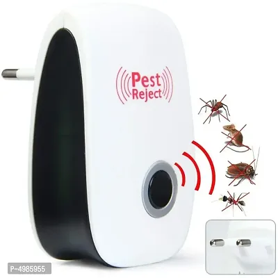 Latest Ultrasonic PACK OF 4 Pest Repellent Machine to Repel Lizard, Rats, Cockroach, Mosquito, Home Pest  Rodent Repelling Aid for Reject Ants Spider Insect Pest Control Electric Pest Repelling-thumb3