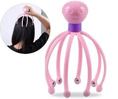 Head Massager Scalp Stress Relax, Head Scratcher with 8 Fingers, Head massage spring, Octopus Head Scalp, Deep Relaxation PACK OF 2PCS-thumb1