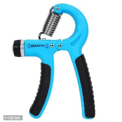 Adjustable Spring Hand Exerciser | Finger Exerciser| Hand Grip Strengthener for Men  Women Blue Colour