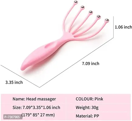 Scalp Massage Machine Head Massager Scalp Scratcher 5 Fingers Head Scratcher For Head Massage Body Relaxing Hair Massage PACK OF 2PCS-thumb4