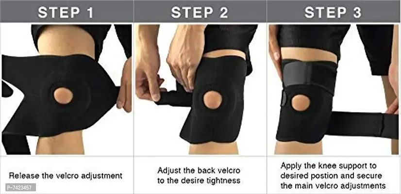 Adjustable Knee Cap Support Brace for Knee Pain, Gym Workout, Running, Arthritis, and Protection for Men and Women-thumb4