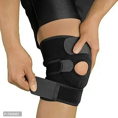 Adjustable Knee Cap Support Brace for Knee Pain, Gym Workout, Running, Arthritis, and Protection for Men and Women-thumb2