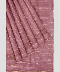Fancy Kanjeeverem Silk Bollywood Striped Saree With Blouse-thumb4