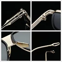 Dark Wost Retro Square Sunglasses Oversized Rocky Metal Frame Kgf Yash Choice Sunglasses 100% UV Protection Goggle Shades for Men Women-thumb4