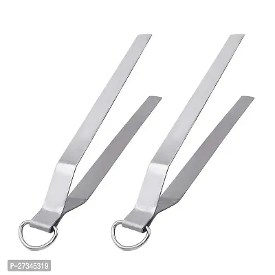 Combo Of Pack Of 2, Stainless Steel Chimta For Roti Chapati Chimta Tong For Chapati Tong Set Of Pack Of 2-thumb0