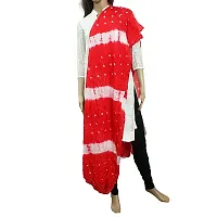 BagaHolics Women's Banjara Bandhani Silk Dupatta (DPT46, Red, Free Size)-thumb1