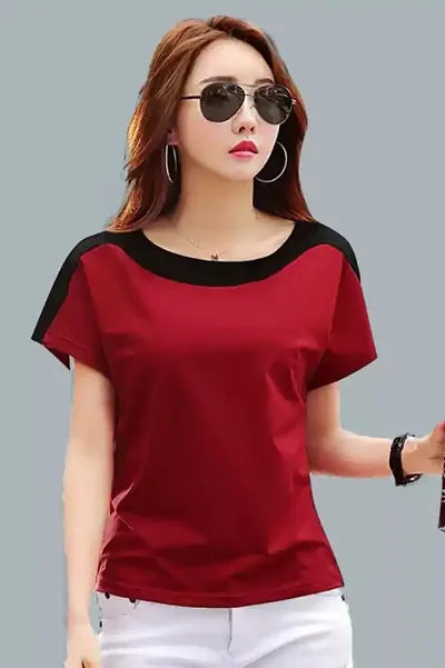 Classic Solid Tshirt for Womens