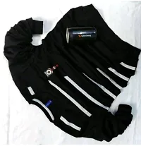 Men's Black Full-sleeve Cotton  Tees-thumb2