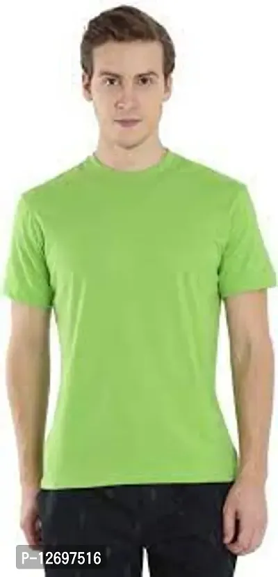 Stylish Men Polyester Regular T-Shirt