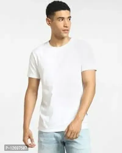 Stylish Men Polyester Regular T-Shirt-thumb0