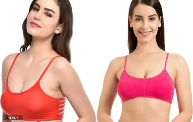 Buy Womens Cotton Lightly Padded, with Removable Pads Sports Bra Online In  India At Discounted Prices