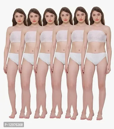 Disposable Panties and Bra Pack of 6