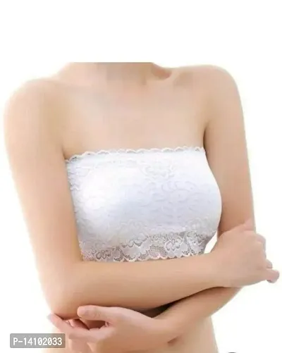 Stylish Fancy Lace Short Bralette Bras For Women-thumb0