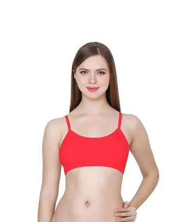 Stylish Fancy Blend Solid Short Bralette Padded Bras For Women