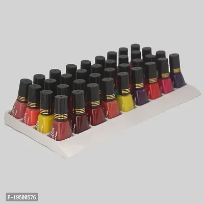 Trendy And Fashionable Glossy Shine Summer to Spring Collection Nail Polish 5 ML Combo of 36 Pc