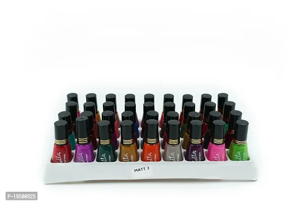 Trendy And Fashionable Glossy Shine Summer to Spring Collection Nail Polish 5 ML Combo of 36 Pc-thumb0