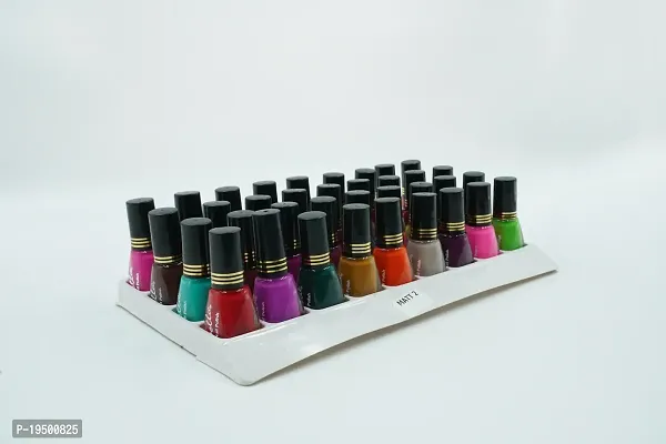 Trendy And Fashionable Glossy Shine Summer to Spring Collection Nail Polish 5 ML Combo of 36 Pc-thumb3