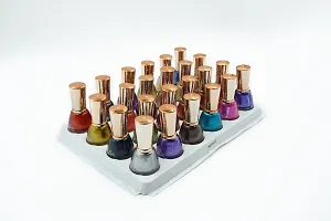 Trendy And Fashionable Glossy Shine Summer to Spring Collection Nail Polish 5 ML Combo of 36 Pc-thumb1